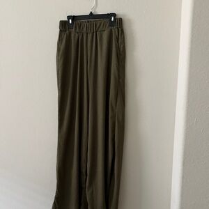 SHEIN Olive Wide Leg Pants